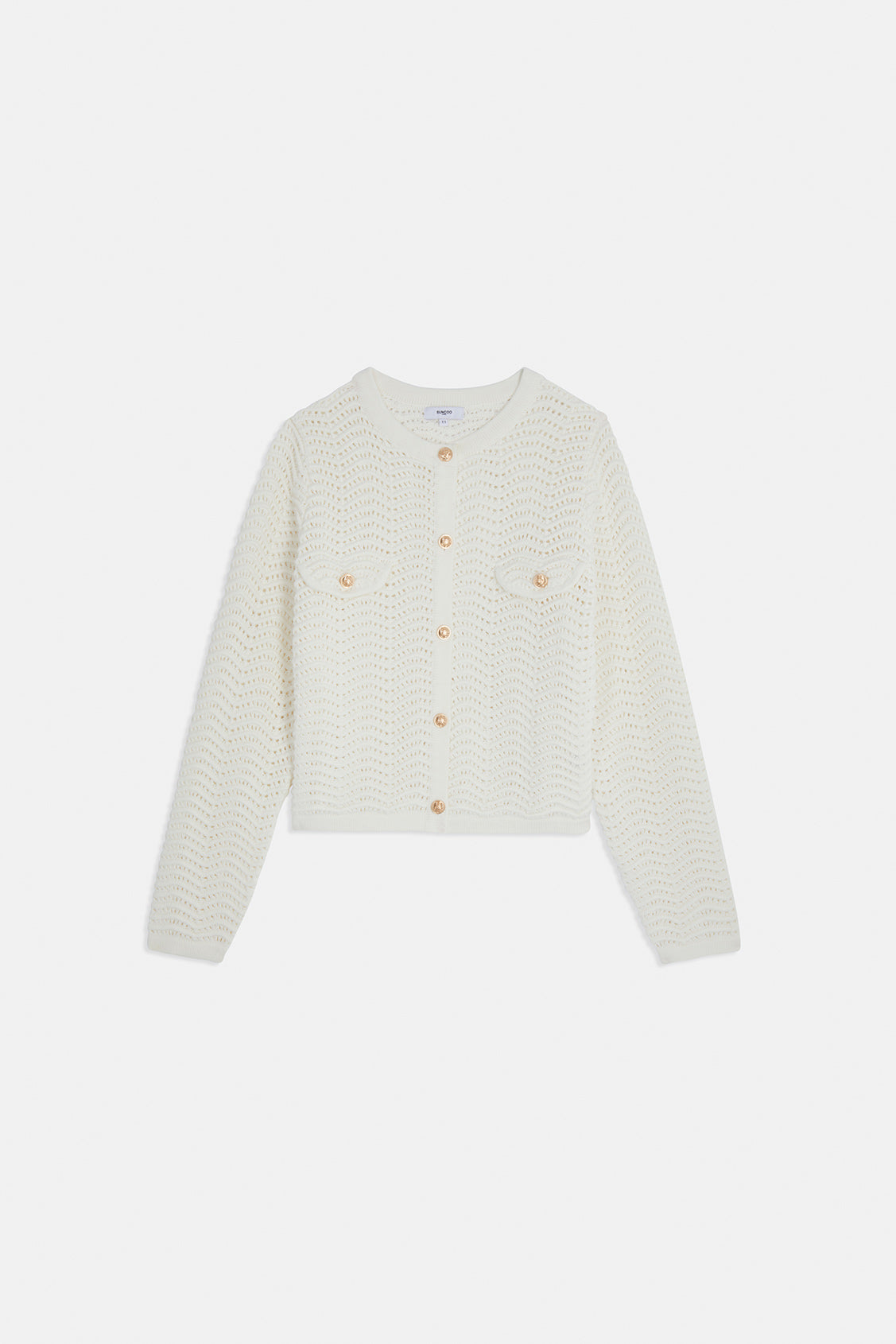 Giany Jacket Blanc Casse Cardigans